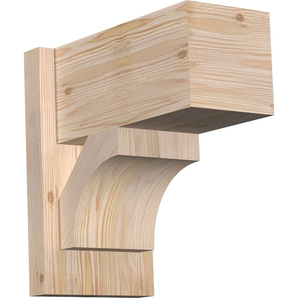 Ekena Millwork Westlake Block Smooth Outlooker, Douglas Fir, 7 1/2"W x 14"D x 14"H OUT08X14X14WTL05SDF - main